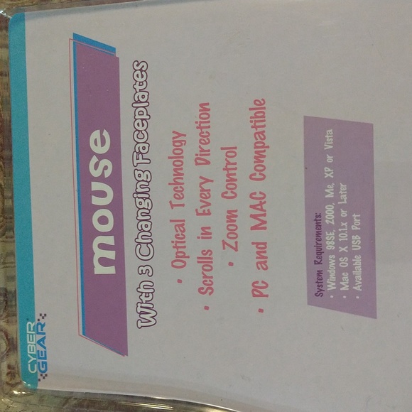 Cyber Gear Pink DaisyUSB Optical Mouse - Picture 5 of 8